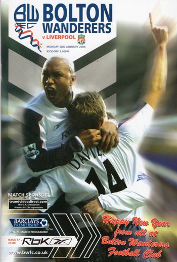 Match programme